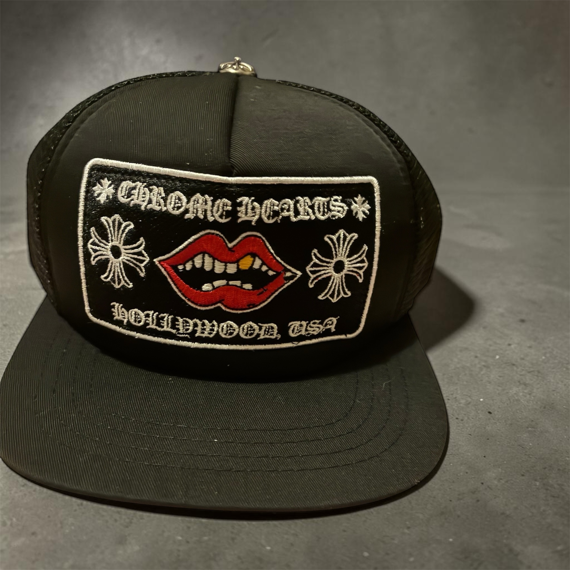 Chrome Hearts Trucker Hat Angle